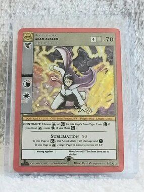 5/$20 Mint 2021 Adam Ackler Rare Holo Metazoo Card 7/163!!